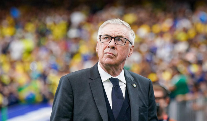 Các tuyển thủ Brazil đã dành lời ngợi khen cho HLV Carlo Ancelotti, người giữ được sự bình tĩnh giữa sức ép dữ dội từ Nhật Bản để giúp Selecao giành vé vào vòng 16 đội. Ảnh: FIFA