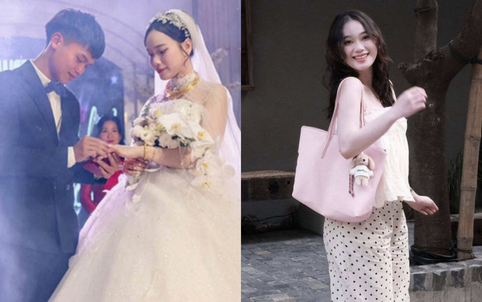 Cô giáo Nguyễn Linh - bà xã của cầu thủ Hồ Văn Cường