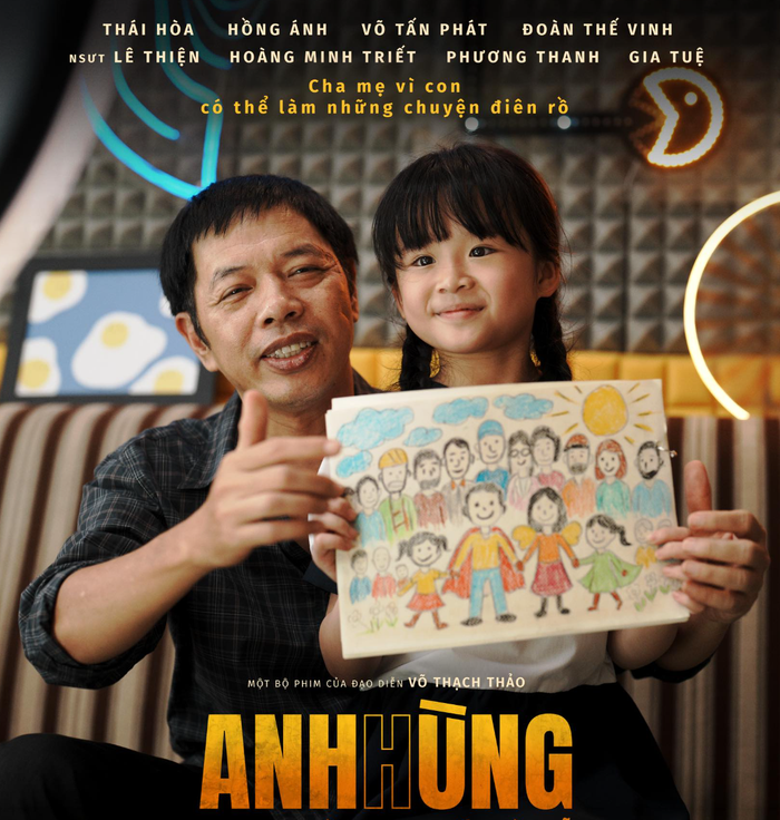 Anh Hùng khai thác câu chuyện gia đình giữa nhiều áp lực của cuộc sống hiện đại. Ảnh: NSX