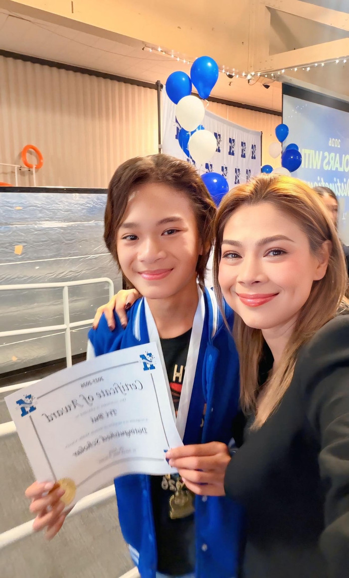 Thanh Thảo cho biết con trai vừa hoàn thành năm học với thành tích giỏi.