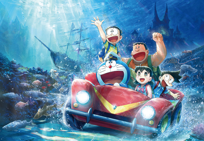 Doraemon Movie 45: Nobita và lâu đài dưới đáy biển đang gây sốt phòng vé Việt.