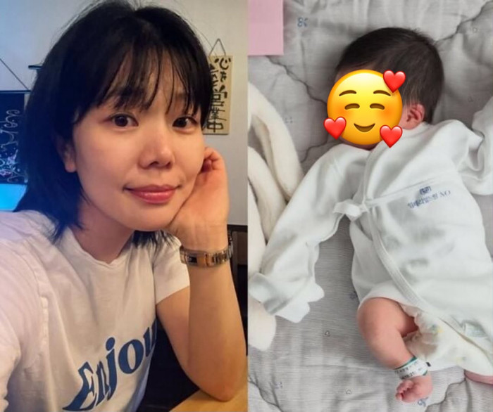 Nữ diễn viên Lee Moon Jung chia sẻ việc hạ sinh thành công bé thứ ba.