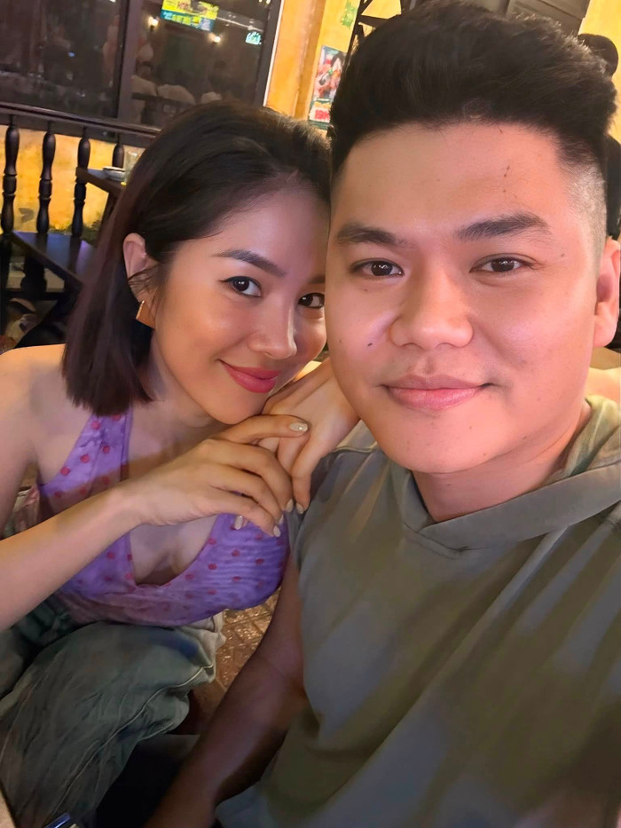 Lê Phương cùng chồng đi hẹn hò riêng tư. Ảnh: FBNV