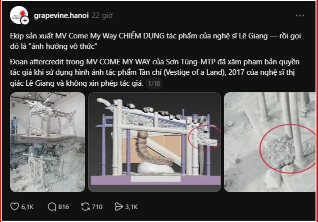 Sơn Tùng có thái độ gây xôn xao giữa ồn ào với nghệ sĩ Lê Giang Ảnh 1