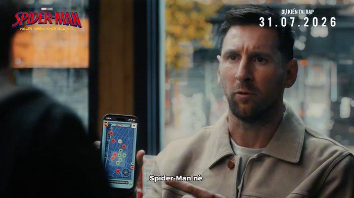Messi bất ngờ góp mặt trong trailer đặc biệt của Spider-Man: Brand New Day, tạo cơn sốt trên mạng xã hội (Ảnh: Chụp màn hình).