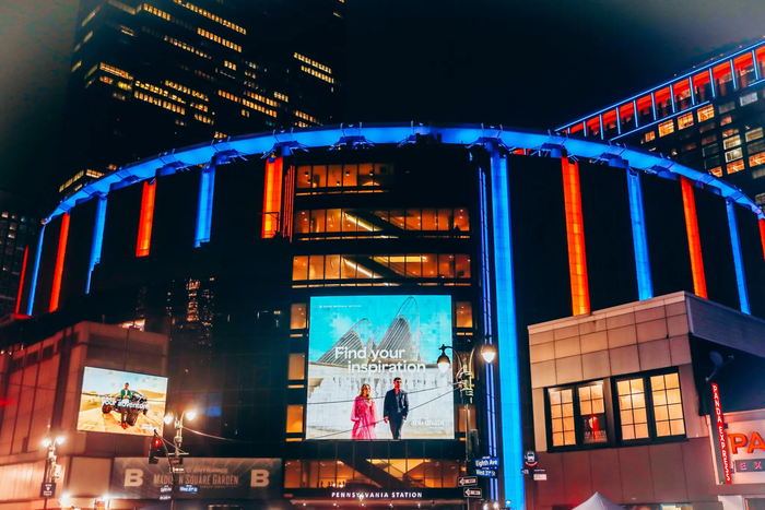 Madison Square Garden.
