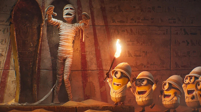 Minions & Quái Vật được giới phê bình đánh giá cao sự hài hước, hoang dã nhưng không kém phần thông minh của phần phim thứ 7. Ảnh: NSX