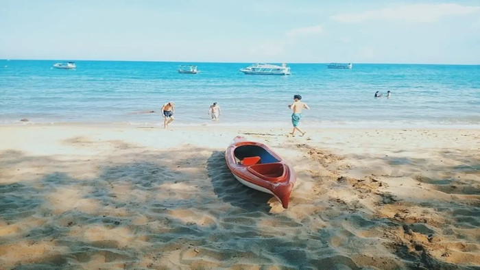 Vẻ đẹp ở biển Bắc Mỹ An.
