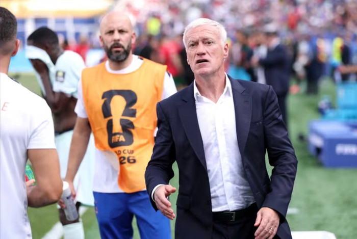 HLV Didier Deschamps tiếp tục khẳng định tài cầm quân khi đưa tuyển Pháp lần thứ ba liên tiếp góp mặt ở bán kết World Cup. Ảnh: FIFA