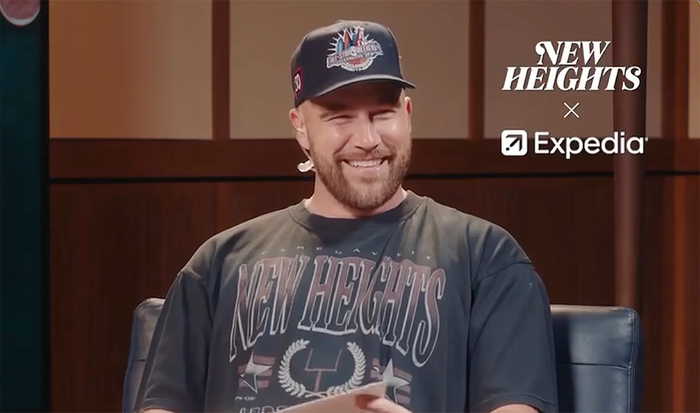 Travis Kelce trong một chia sẻ mới đây.