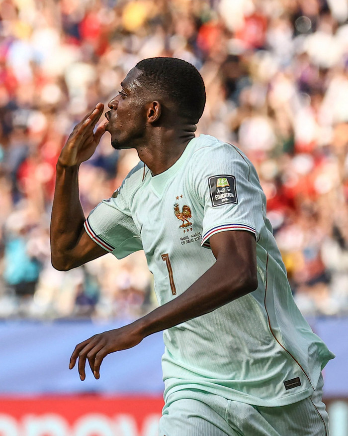 Sau trận thắng Morocco, tiền đạo Ousmane Dembele đã có những chia sẻ đáng chú ý về Kylian Mbappe. Ảnh: FIFA