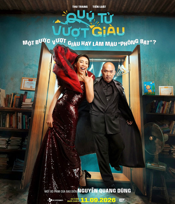 Thu Trang tái xuất màn ảnh rộng với dự án điện ảnh Quý tử vượt giàu. Ảnh: FBNV