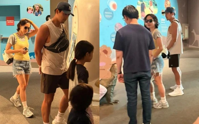 Hình ảnh Son Ye Jin và Hyun Bin đưa con trai đi chơi gần đây khiến nhiều khán giả thích thú. (Ảnh: 163)