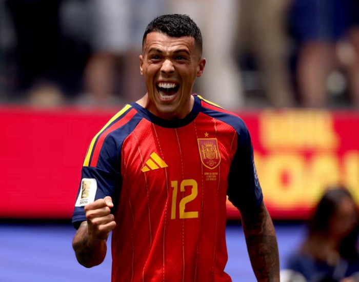 Pedro Porro đang khẳng định vị thế là hậu vệ phải số một của tuyển Tây Ban Nha tại World Cup 2026. Ảnh: FIFA