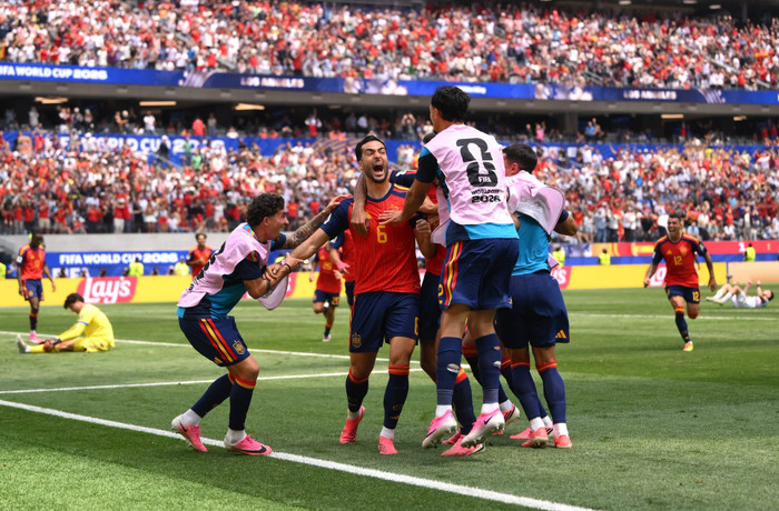 Mikel Merino tiếp tục hóa người hùng, đưa Tây Ban Nha vào bán kết World Cup 2026 và nuôi giấc mơ vô địch thế giới. Ảnh: FIFA