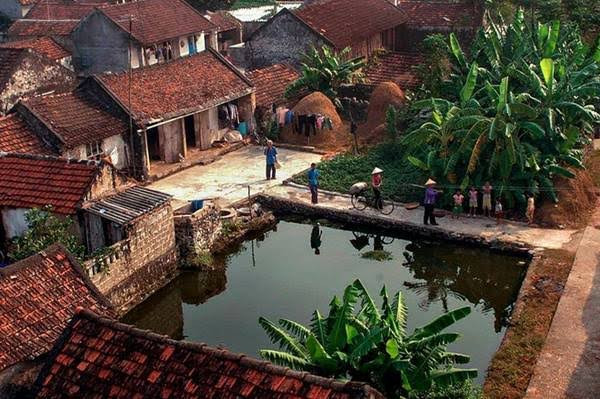 Khung cảnh làng quê Ninh Bình.