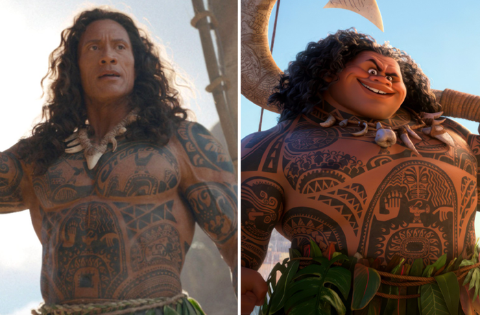 Siêu sao Hollywood Dwayne Johnson chính thức tái xuất để mang đến một á thần Maui kiêu ngạo bằng xương bằng thịt. Ảnh: NSX