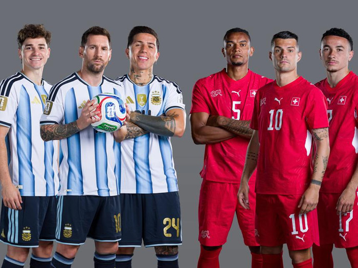 Argentina được đánh giá cao hơn Thụy Sĩ, nhưng Messi cùng các đồng đội sẽ phải trải qua một trận tứ kết đầy gian nan. Ảnh: FIFA