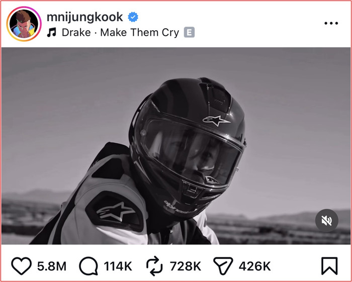 Drake bất ngờ theo dõi Jungkook, dấy lên đồn đoán về màn hợp tác toàn cầu Ảnh 3
