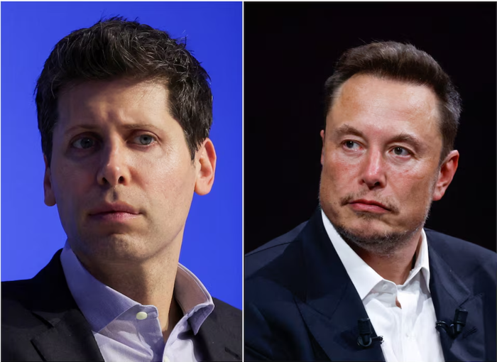 Elon Musk và Sam Altman công kích lẫn nhau trên mạng xã hội X, cho thấy cuộc đối đầu kéo dài nhiều năm giữa hai tỷ phú vẫn chưa có dấu hiệu hạ nhiệt. Ảnh: Reuters