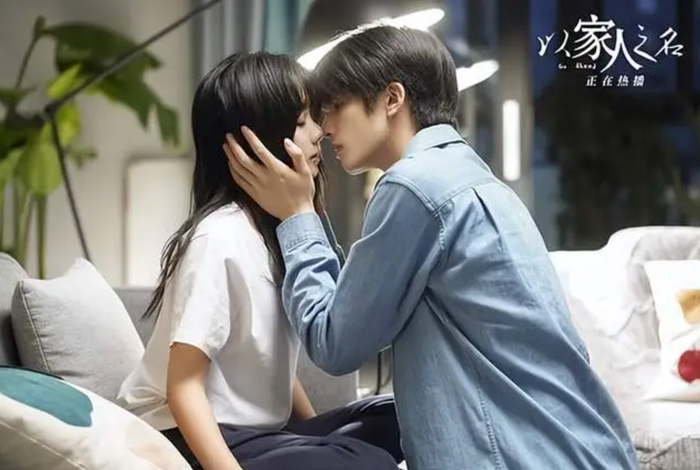 Đàm Tùng Vân và Tống Uy Long tạo nên cơn sốt với chuyện tình anh em trong Lấy Danh Nghĩa Người Nhà. Ảnh: NSX