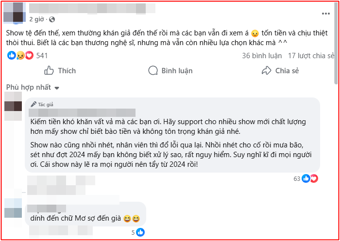 Show diễn có MCK, Obito, JustaTee,... bị khán giả đồng loạt chỉ trích Ảnh 7