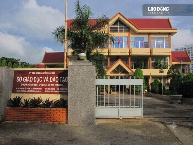 Sở Giáo dục và Đào tạo (GD&ĐT) Đắk Lắk. Ảnh: báo Lao Động