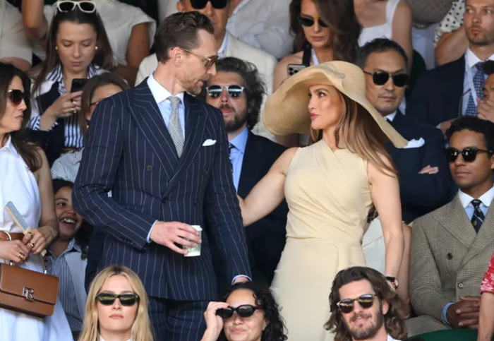 Tom Hiddleston, Jennifer Lopez và Nicole Kidman tham dự Giải quần vợt Wimbledon tại London. Ảnh: Getty Images