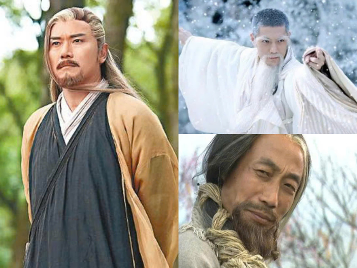 Âu Dương Phong, Hồng Thất Công và Nhất Đăng đại sư đều từng lĩnh hội Cửu Âm Chân Kinh theo những cách khác nhau, tạo nên những kết cục trái ngược. Ảnh: Sohu.