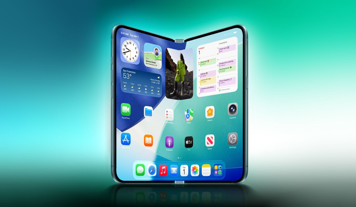 Nhà cung cấp pin của Apple vừa hoàn tất đăng ký hai cell pin mới, làm dấy lên đồn đoán đây sẽ là linh kiện dành cho mẫu iPhone màn hình gập sắp ra mắt. Ảnh: Macrumors