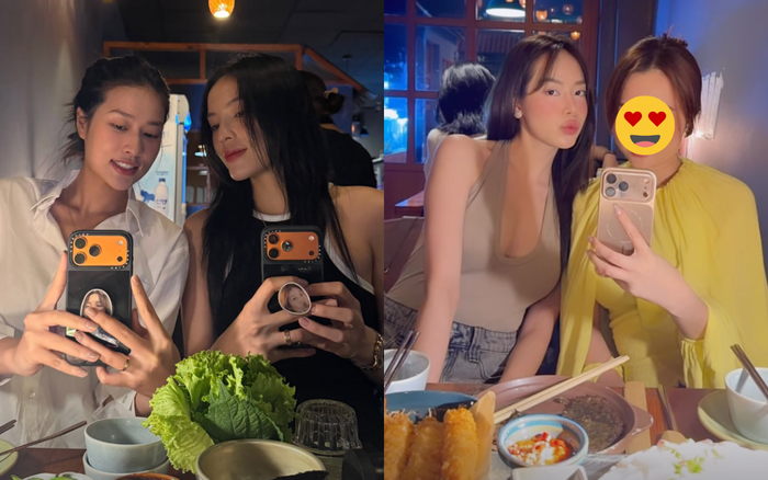 Kỳ Duyên - Thiên Ân và Thanh Thuỷ đã dành thời gian gặp nhau. Ảnh: IGNV