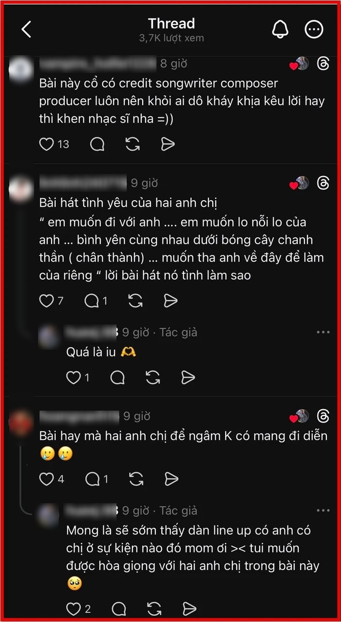 Nhiều khán giả tiếc nuối khi Hoàng Thùy Linh và Đen Vâu hiếm hoi mang ca khúc này lên các sân khấu biểu diễn.