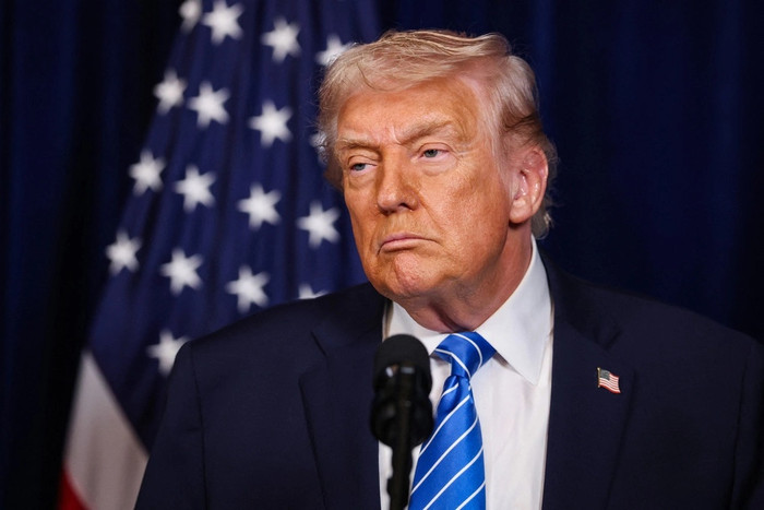 Tổng thống Donald Trump tại Mar-a-Lago, bang Florida ngày 28/12/2025. Ảnh: AFP.
