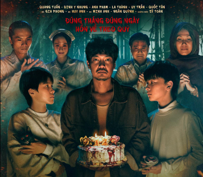 Quỷ Bắt Hồn xoay quanh Hùng (Quang Tuấn), một phóng viên đồng thời là người cha đơn thân. (Ảnh: NSX)