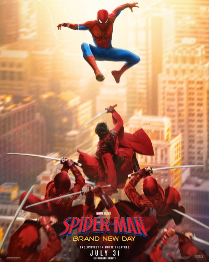 Poster của bộ phim Spider-Man: Brand New Day. Ảnh: NSX
