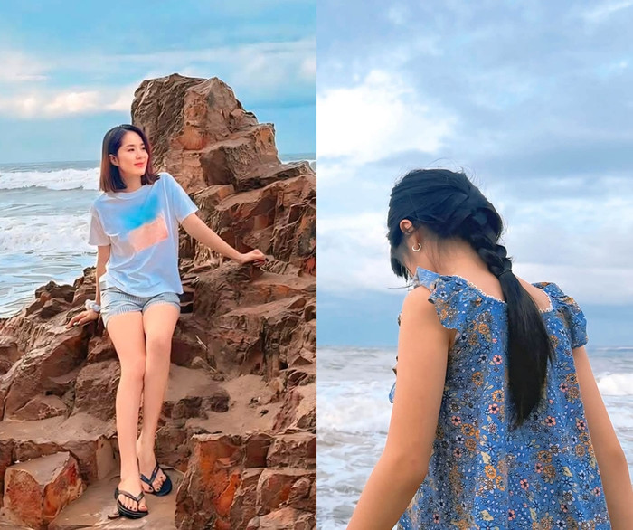 Lê Phương đưa con gái về quê nội.&nbsp;