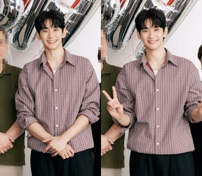 Kim Soo Hyun xuất hiện gầy hơn sau thời gian dài vướng ồn ào. (Nguồn: OSEN)