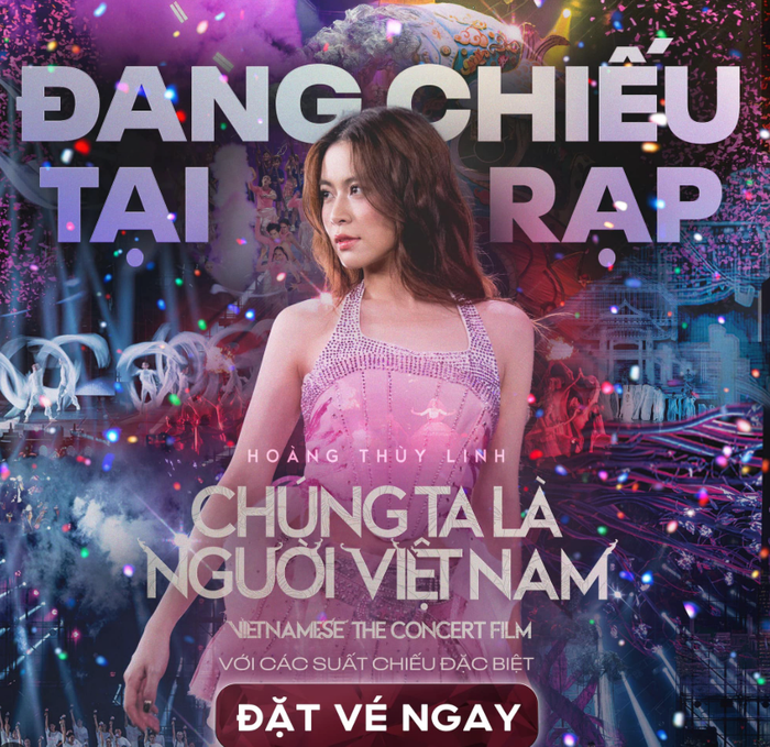 Hoàng Thùy Linh trở lại điện ảnh sau 2 năm hậu kỳ với bộ phim tài liệu Vietnamese Concert Film: Chúng Ta Là Người Việt Nam. Ảnh: MXH