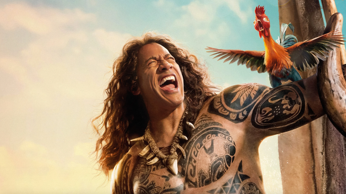 Sự góp mặt của ngôi sao Dwayne Johnson trong vai Maui kéo theo mức kinh phí sản xuất và cát-sê tăng vọt. Ảnh: Disney