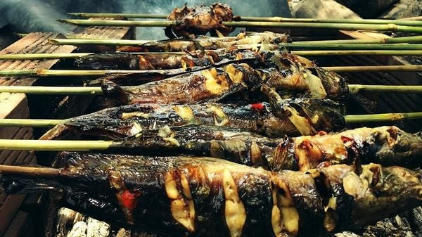 Món cá trê nướng