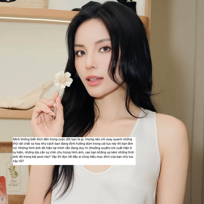 Kỳ Duyên 'đáp trả' thẳng thắn khi bị chê bai ở trên mạng xã hội. Ảnh chụp màn hình