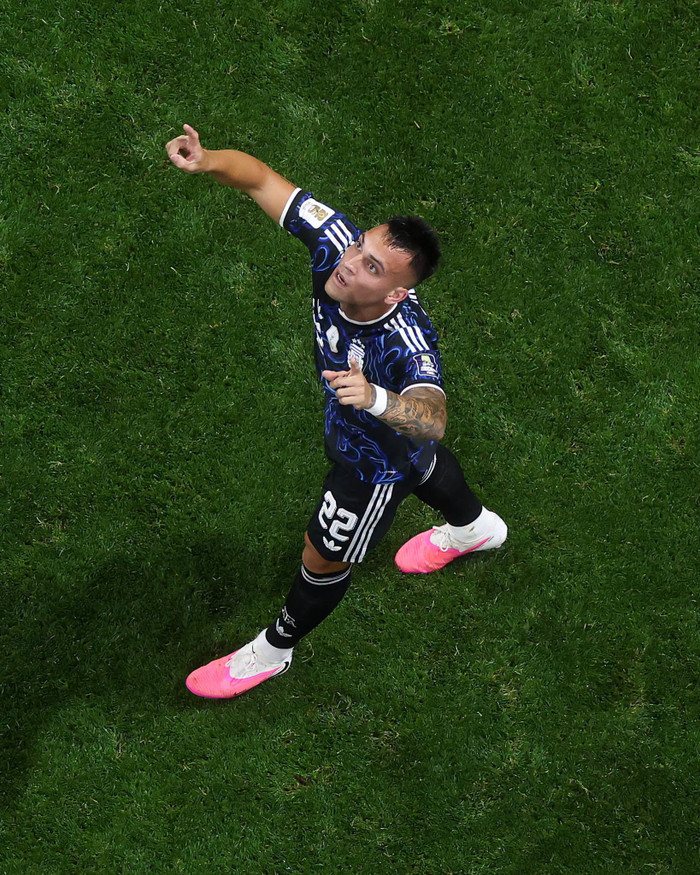 Lautaro Martinez cho biết anh đã linh cảm sẽ ghi bàn vào lưới tuyển Anh. Ảnh: FIFA