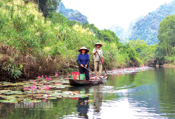 Người dân Ninh Bình chân chất, hiếu khách.&nbsp;Ảnh: Hoàng Hiệp/Báo Ninh Bình.&nbsp;