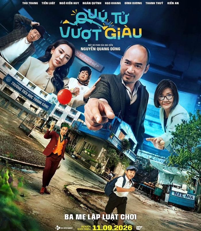Ngô Kiến Huy xác nhận trở lại màn ảnh rộng với Quý tử vượt giàu. Ảnh: FBNV.