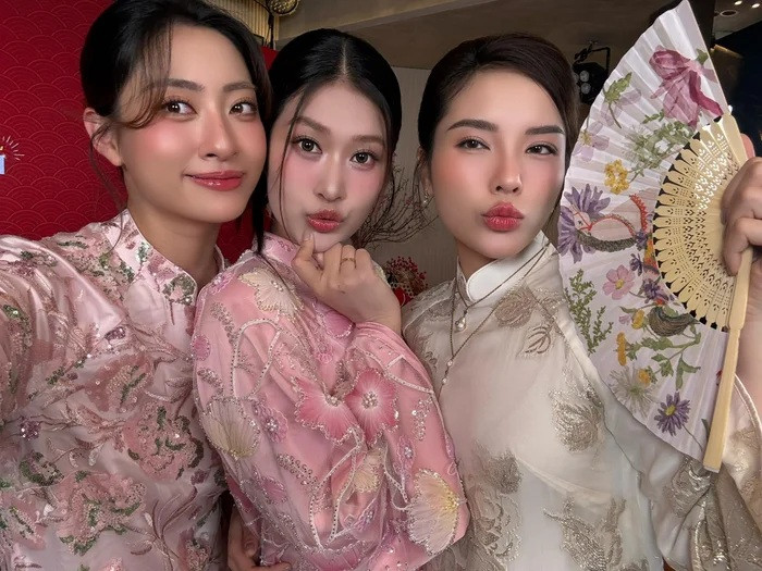 Lương Thùy Linh có mối quan hệ thân thiết với Đoàn Thiên Ân, Kỳ Duyên.&nbsp;