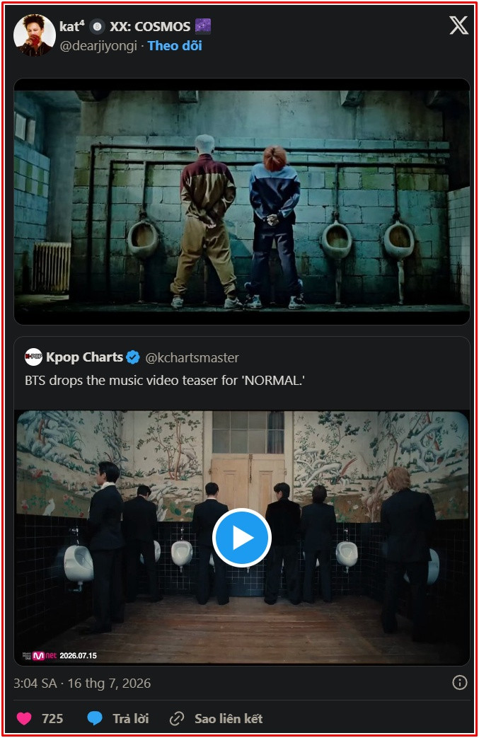 BTS gây tranh cãi với teaser MV mới, bị nghi bắt chước GD&TOP Ảnh 3