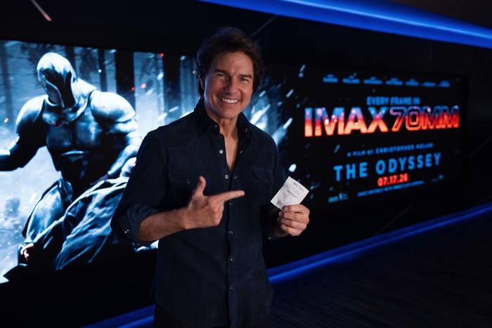 Tom Cruise gây chú ý khi công khai bày tỏ sự yêu thích dành cho The Odyssey. Ảnh: X