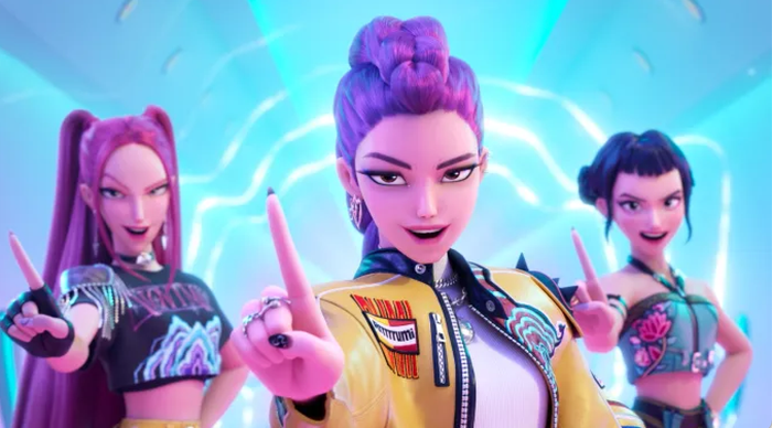 KPop Demon Hunters giữ vị trí top 4 phim được xem nhiều nhất Netflix nửa đầu 2026. (Ảnh: Netflix)