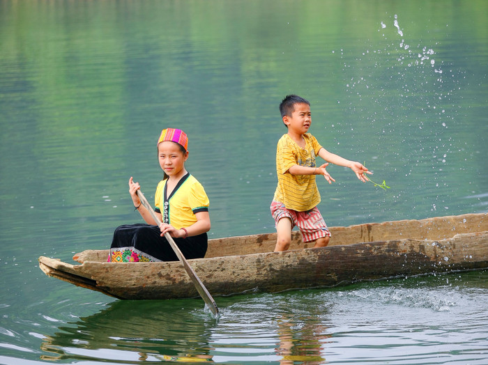 Vẻ đẹp trên sông Giăng. Ảnh: Quốc Đàn/Báo Nghệ An