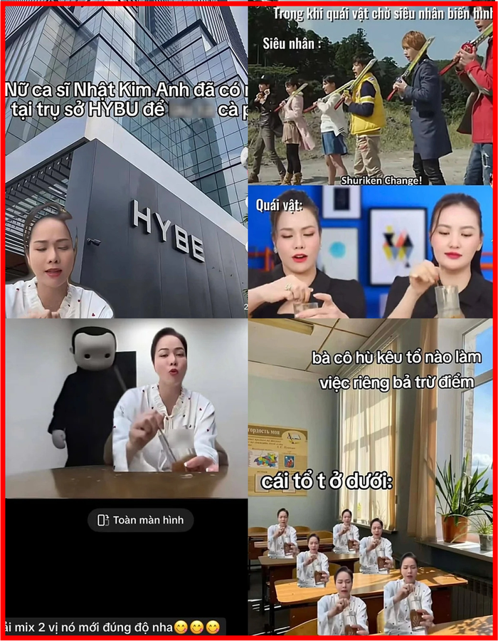 Nữ ca sĩ Nhật Kim Anh phủ sóng mạng xã hội khi trở thành nhân vật meme hot nhất hiện tại.